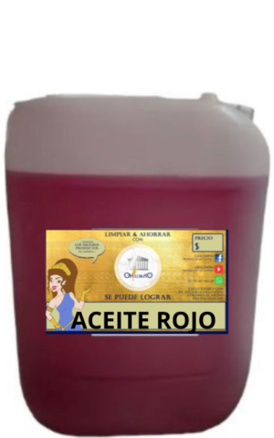 ACEITE ROJO PARA MADERA 20 LTS