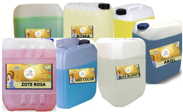DETERGENTES PARA ROPA 20 LTS (VARIOS AROMAS)