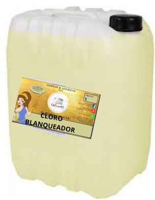 CLORO BLANQUEADOR 20 LTS