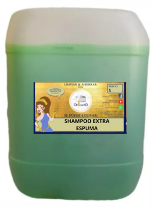 SHAMPOO  PARA AUTO EXTRA ESPUMA 20 LTS