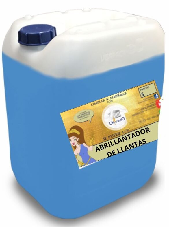 ABRILLANTADOR PARA LLANTAS 20 LTS