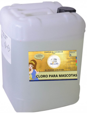 CLORO PARA MASCOTAS 20 LTS
