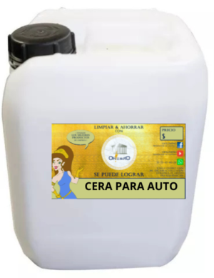 CERA PARA AUTO 20 LTS